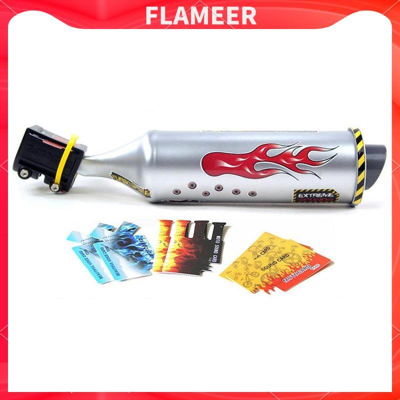 [Flameer] ระบบเสียงไอเสียจักรยานจักรยานจักรยาน Spoke Turbo ท่อไอเสียเครื่องยนต์ Sounds Effect เครื่อ