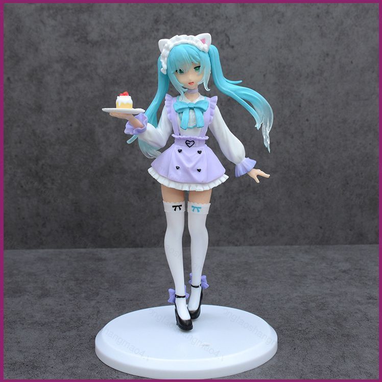 YT4 Hatsune Miku หูแมวแม่บ้านชุดลําลองรูปการกระทําคอลเลกชันเครื่องประดับ