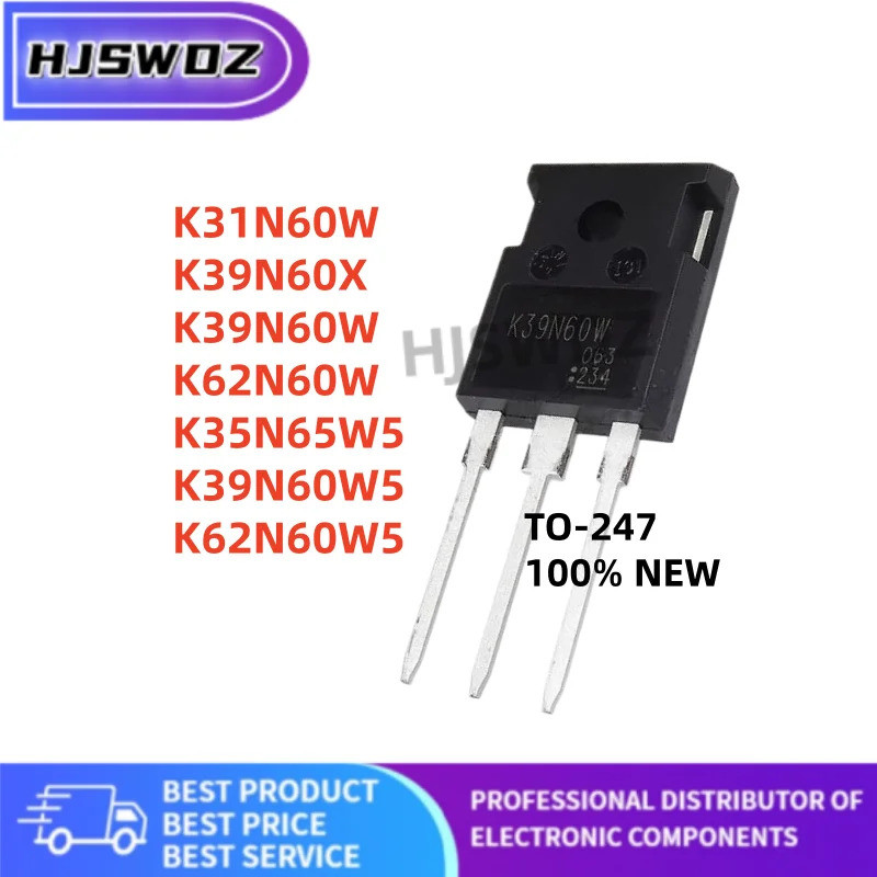 5 ชิ้น/TO-247 K39N60W K62N60W K31N60W K39N60W5 K35N65W5 K39N60X K62N60W5KW TK60W TK62N5W TK60W TK60W