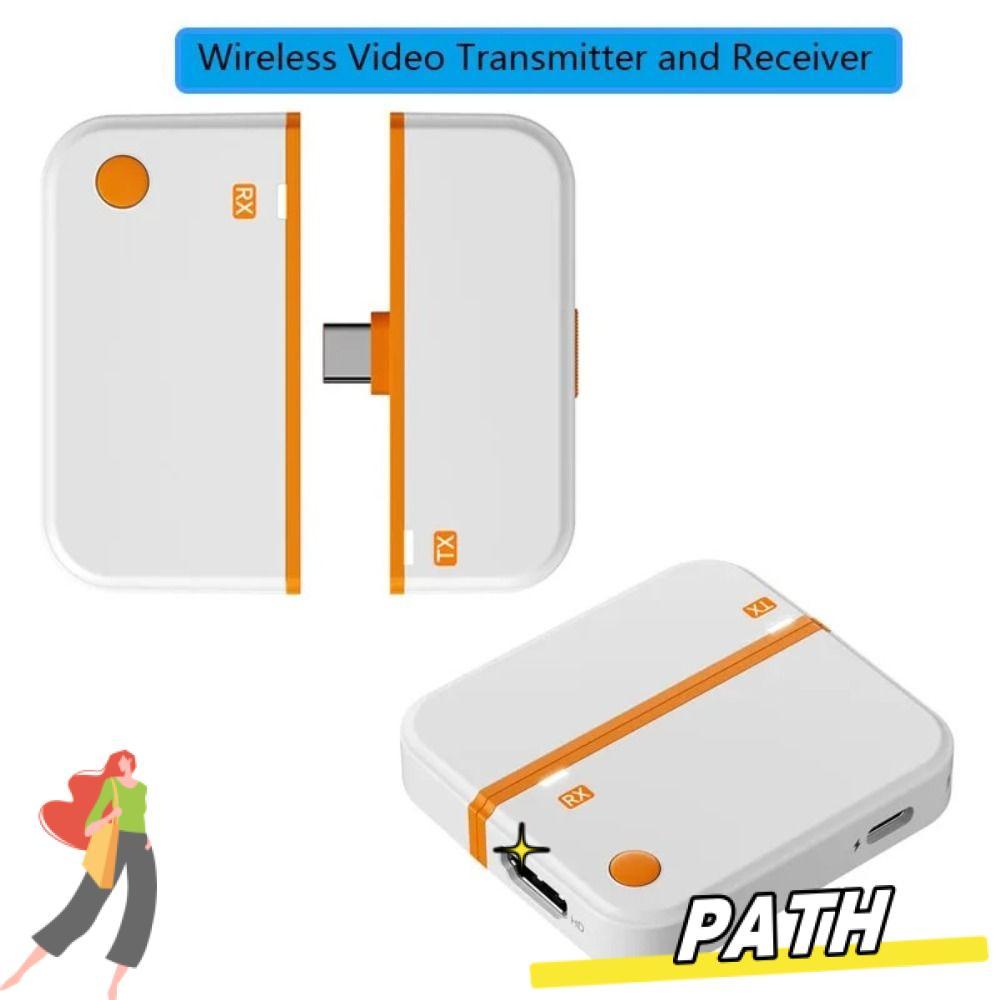 ตัวรับสัญญาณ HDMI ไร้สาย PATH, Mirroring 1080P/60Hz เครื่องส่งสัญญาณ HDMI ไร้สาย, Plug & Play Type C