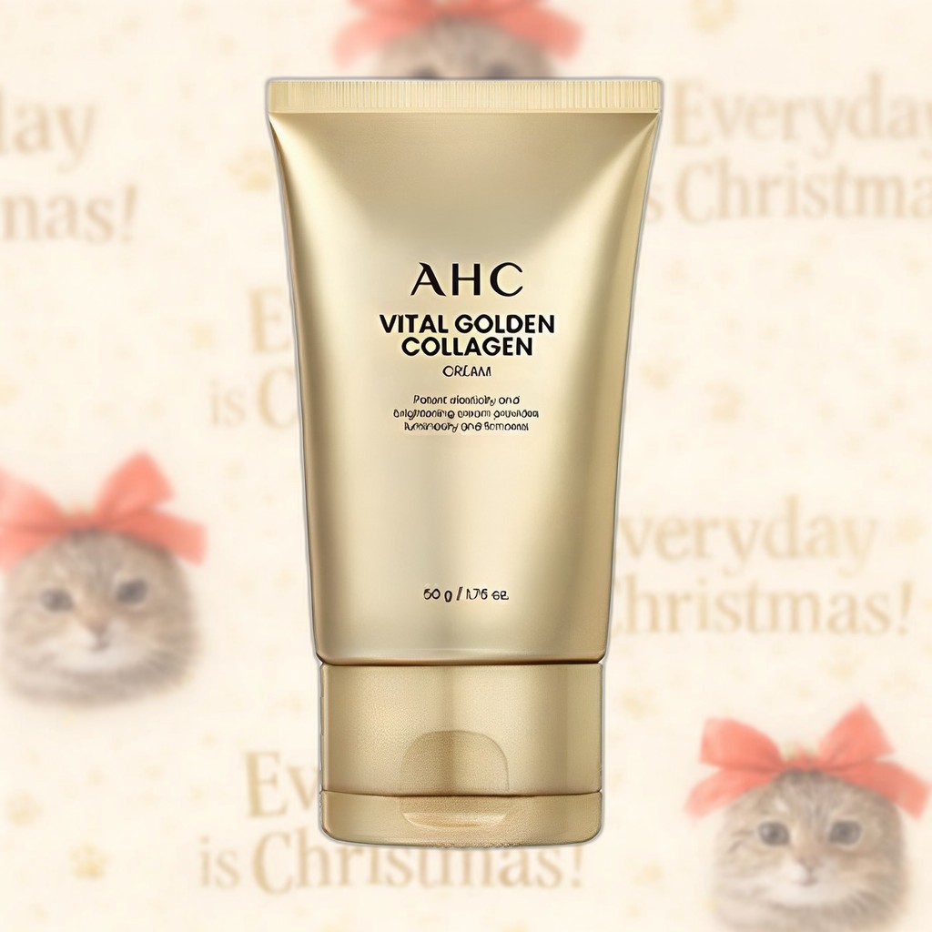 [ahc] Vital Golden Collagen Cream, 50g (1 ชิ้น) / ครีมคอลลาเจนเกาหลี / Radiant Finish / ของแท้ 100% 