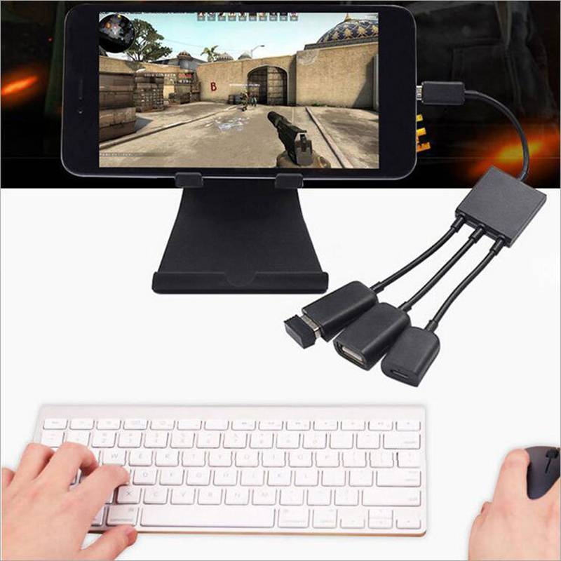 3-in-1 Micro USB OTG ADAPTER: USB HUB พร้อม3พอร์ตสำหรับสมาร์ทโฟนแท็บเล็ตและคอมพิวเตอร์ ราคา ถูกที่สุด ดีลบีเคเค แกลเลอรีภาพที่ 8