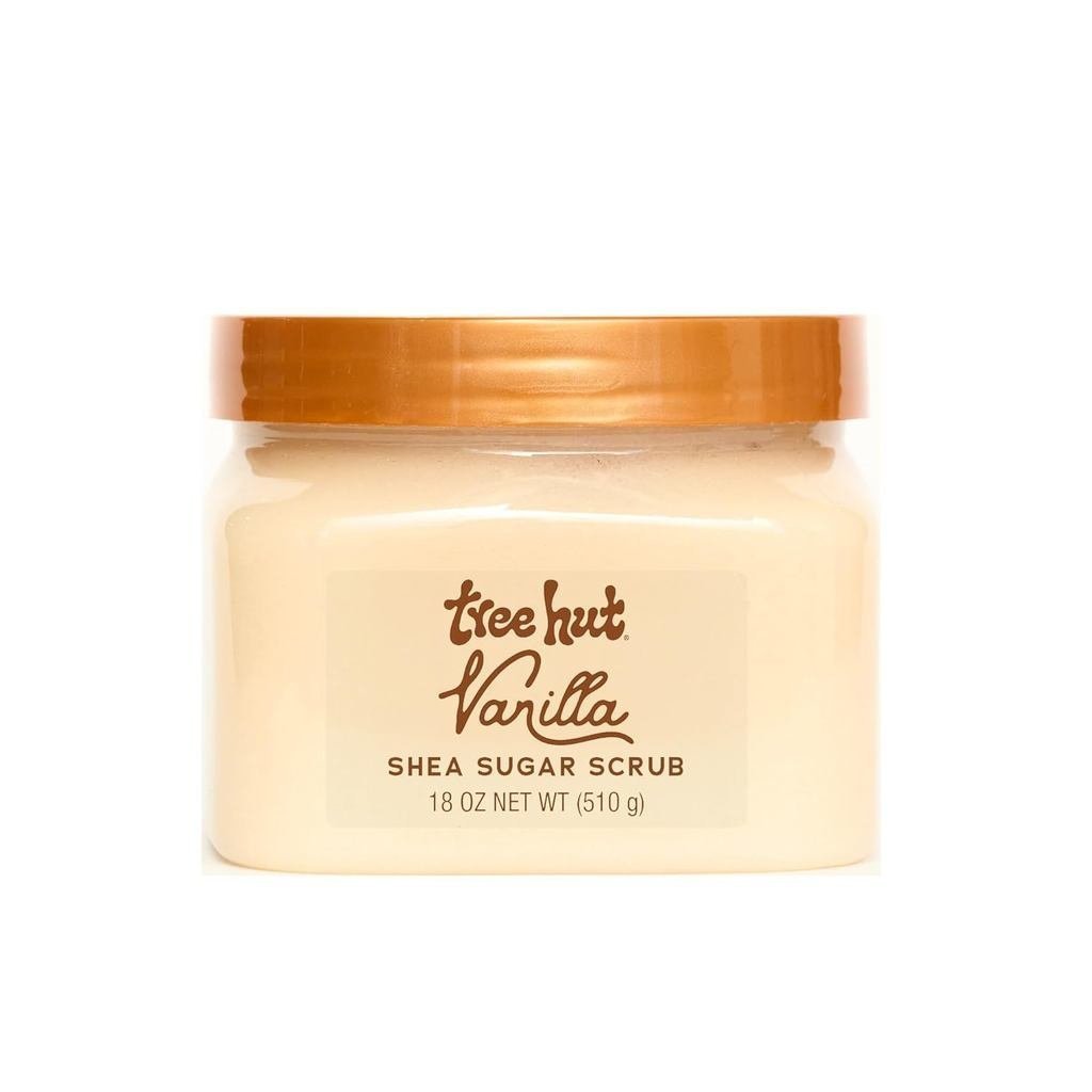 Tree Hut Vanilla Shea Sugar Exfoliating & Hydrating Body Scrub, 18 ออนซ์