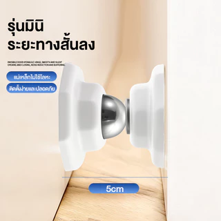 (ของฮิต) ที่ยึดประตูไม่ต้องเจาะ ราคาดี​ | แม่เหล็กแรงยึดแน่น ยางซิลิโคนกันสะเทือน ใช้ได้ทั้งประตูห้องน้ำ-ห้องครัว
