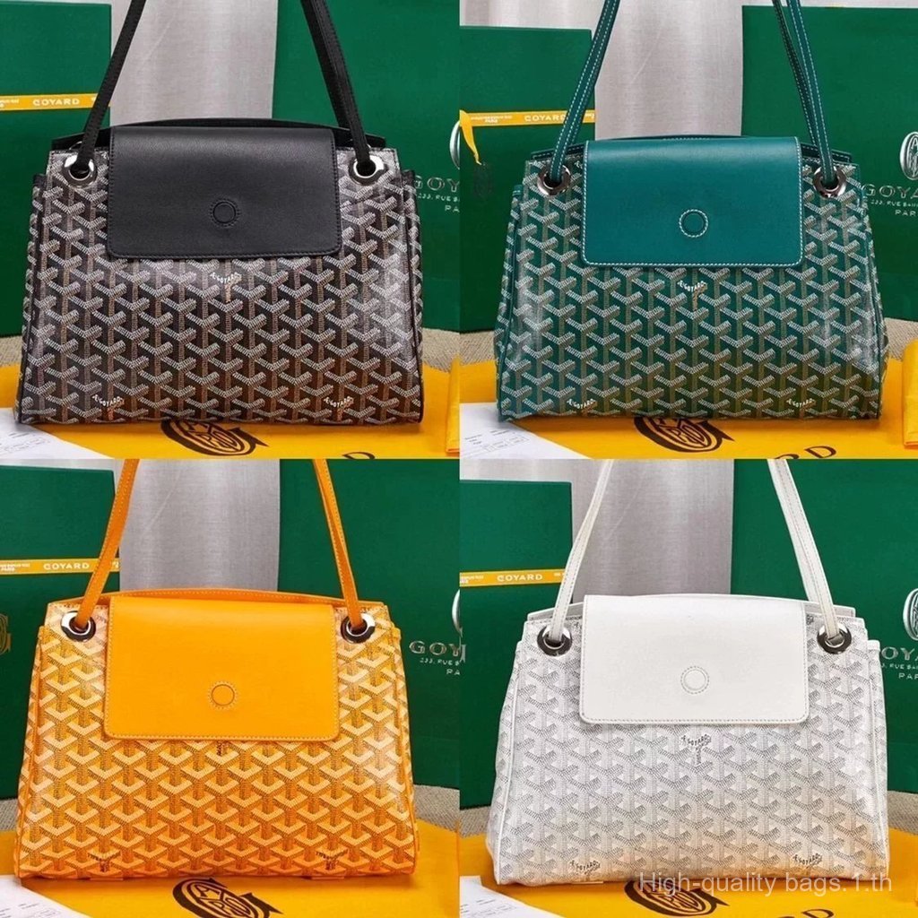 Goyard กระเป๋าไหล่Messenger แบบหมอน Dumpling สำหรับผู้หญิง ของแท้จากหนังคุณภาพสูง