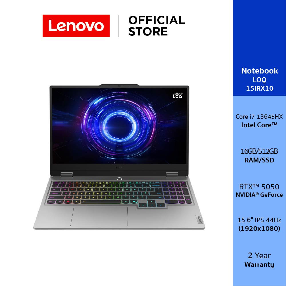 Lenovo LOQ 15IRX10(83JE01E3TA)Notebook Intel Core i7-13645HX RTX 5050 RAM16GB SSD 512GB 15.6" IPS | 