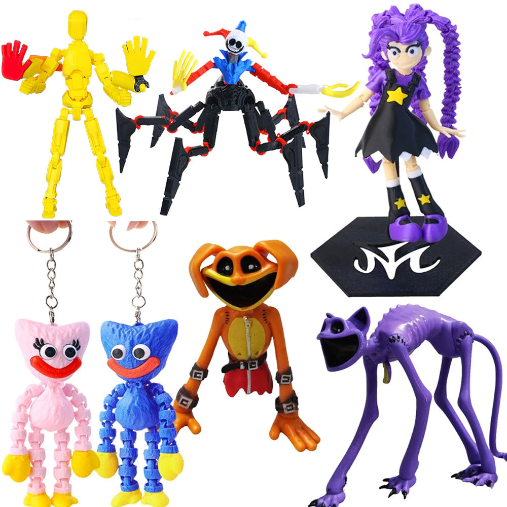 ยิ ้ ม Critters Action Figure CatNap DogDay Poppy Playtime ตุ ๊ กตาเครื ่ องประดับของเล ่ น
