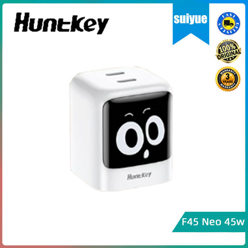 Huntkey F45 Neo 45w เครื่องชาร์จ GaN แบบสองพอร์ต