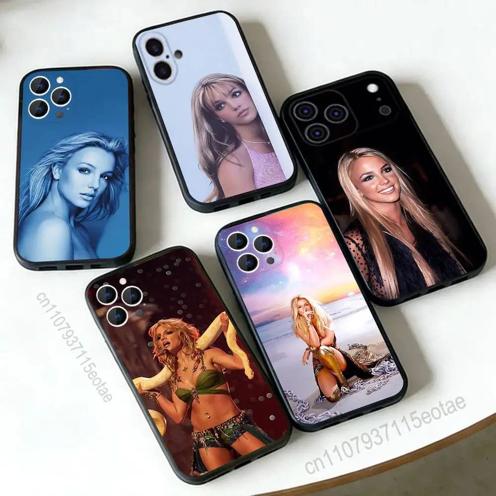 TP-1 B-Britney SINGER S-Spears เคสโทรศัพท์สําหรับ iPhone 17,16,15,14,13,12,11,Pro,Max,Plus,E,Air,Min