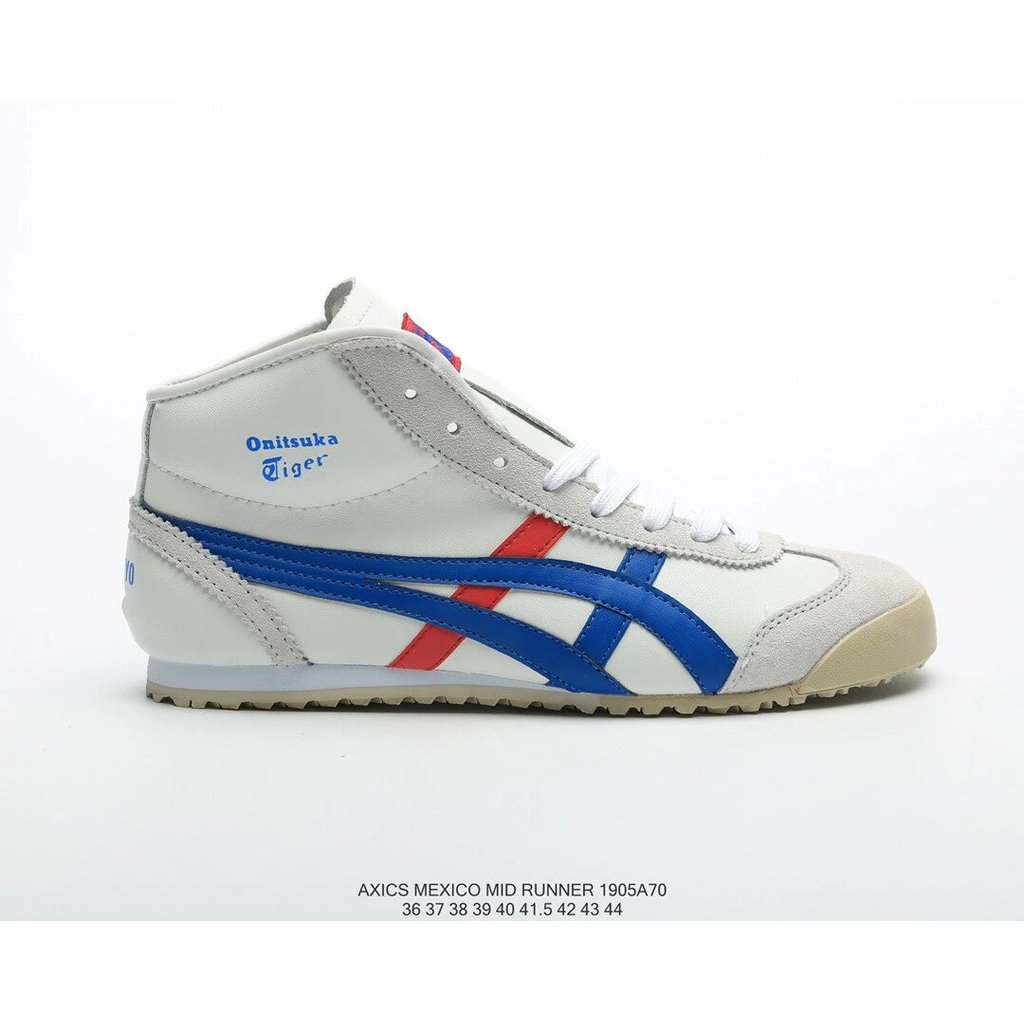 ASICS Onitsuka Tiger/Onitsuka Tiger MEXICO 66 ผู้ชายผู้หญิงรองเท้าผ้าใบลําลองคุณภาพสูง Size: 36-44