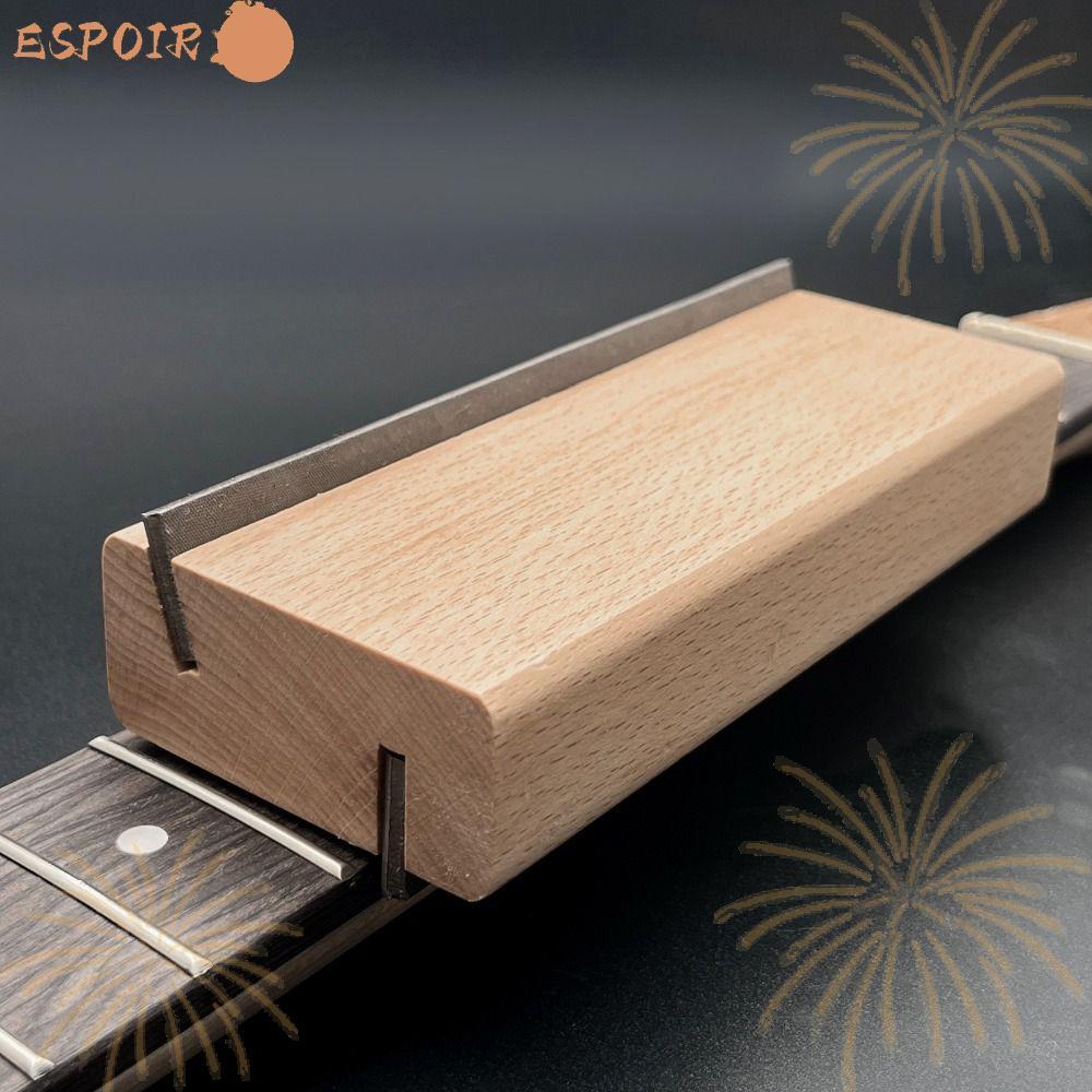 แฟ้มมงกุฎ ESPOIR1 Fret 30° 90° 2 In 1 Fret End Beveling File, Precision File Wood + เหล็กคาร์บอน Fre