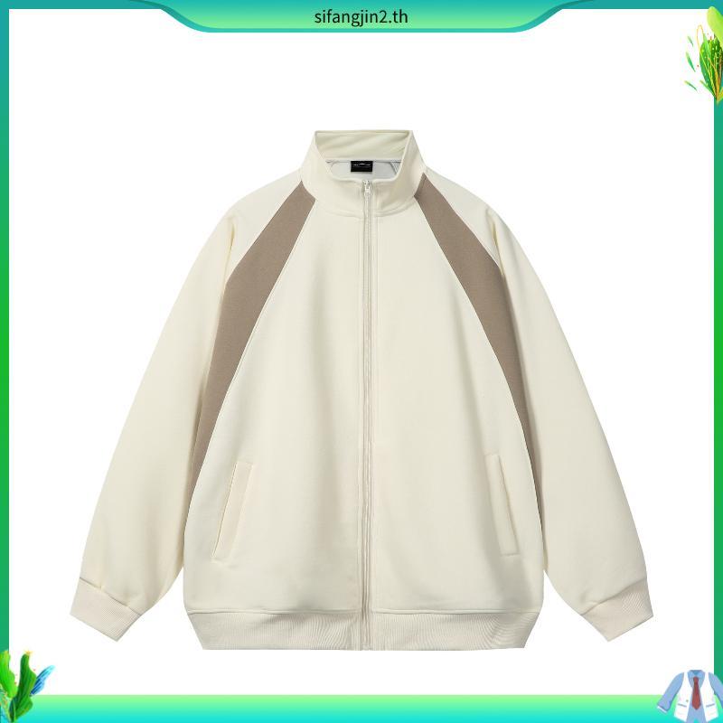 URTHE - เสื้อแจ็คเก็ต เเขนยาว Oversize Col. DARKWAVE รุ่น DW SPORT JACKET 3D METAL LOGO