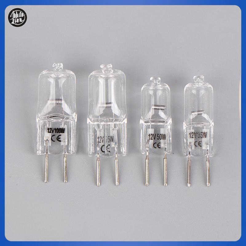 WL| 1 PC G6.35 12V 20W 35W 50W 70W 100W หลอดไฟทํางานหลอดไฟ G6.35 Aroma โคมไฟ G6.35 กล้องจุลทรรศน์หลอ