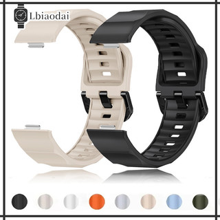สายยางซิลิโคน for Huawei Watch Fit 5 4 3 / 5 Pro / 4 Pro อุปกรณ์เสริมสายรัดข้อมือกีฬาอ่อน