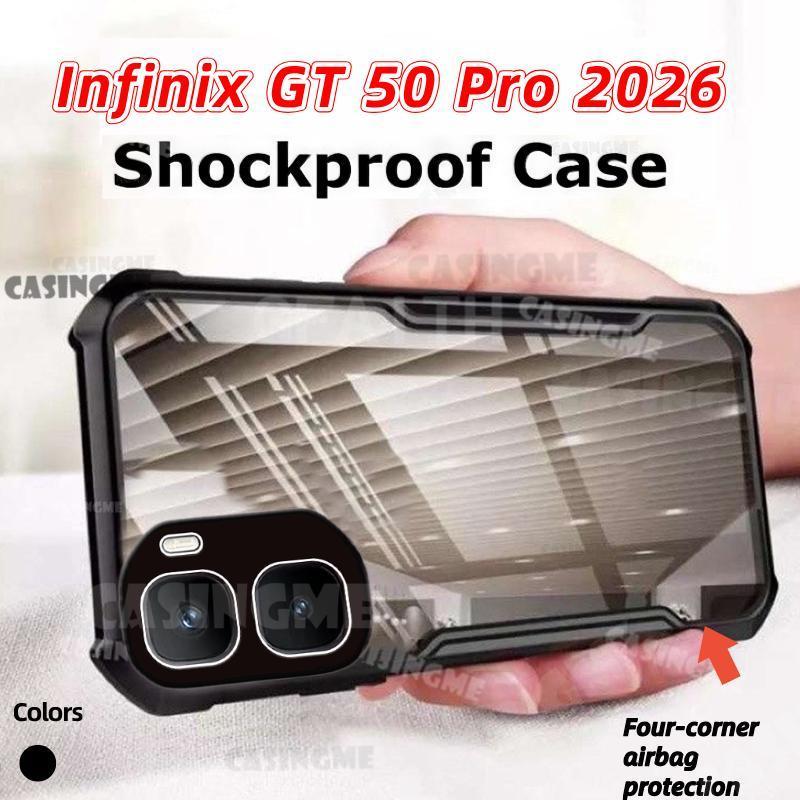 Infinix GT 50 Pro 2026 Transprent AirBag เคสโทรศัพท์สําหรับ Infinix GT50Pro GT50 GT 50 Pro 50Pro 5G 