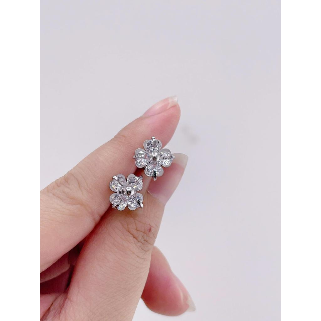 B196 - ต่างหูดอกไม้ BEAUTIFUL BRIGHT