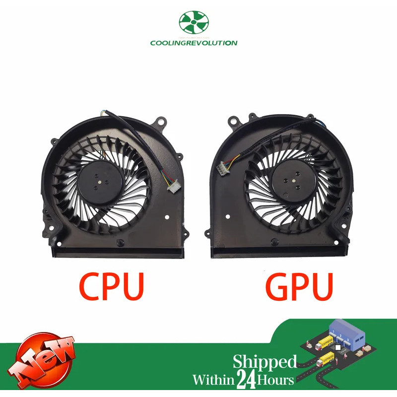 แล็ปท็อป CPU GPU พัดลมระบายความร้อน BS4805HS-U3B BS4805HS-U3C สําหรับ Gigabyte P56 P56XT 7700HQ GTX1