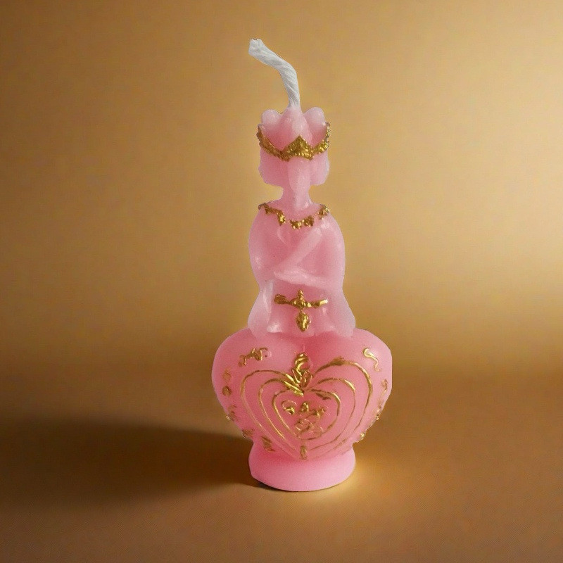 Handmade Cupid candles, new candles for worshiping Buddha and gods, new Cupid candles for home use