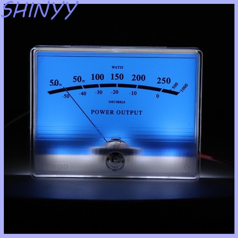 SHI VU Meter 12V-16V แผง VU Meter Warm Back Light Recording Audios ระดับ Amp พร้อมไดร์เวอร์บอร์ด