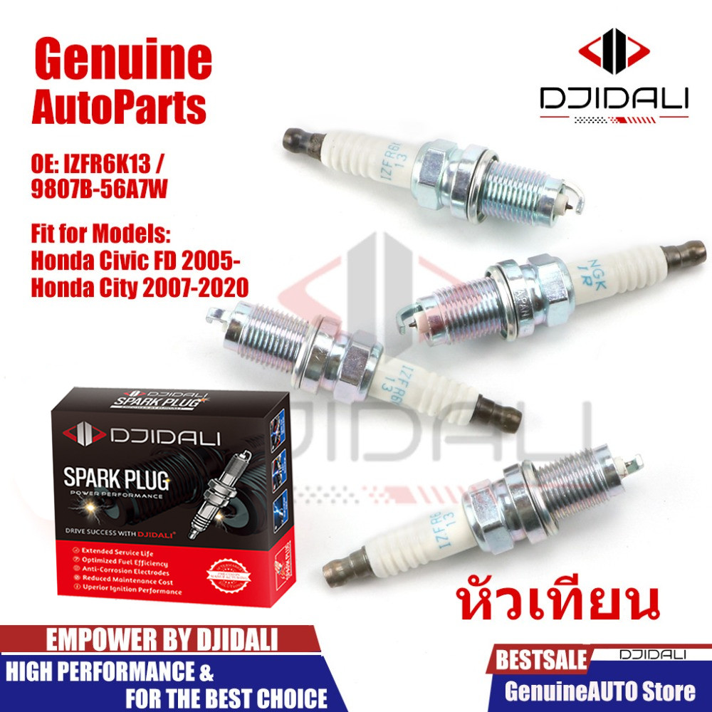 หัวเทียนเลเซอร์อิริเดียมสําหรับเมือง 2003-2013 / jazz 2003 - 2013 sel & tmo izfr6k13 9807b-56a7w
