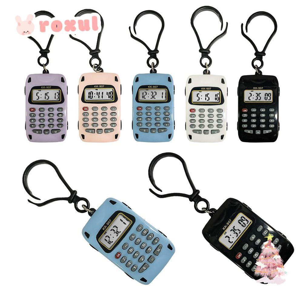 โรซูล เครื่องคิดเลขอิเล็กทรอนิกส์,เครื่องคิดเลขพกพาน้ําหนักเบามัลติฟังก์ชั่น,มินิสร้างสรรค์8หลักแสดงแหวนกุญแจนั