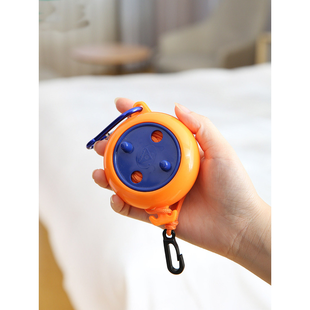 Travel Portable Hotel Laundry Set Handy Tool Laundry Tablet Folding Hanger Anti-slip Fixed Retractab