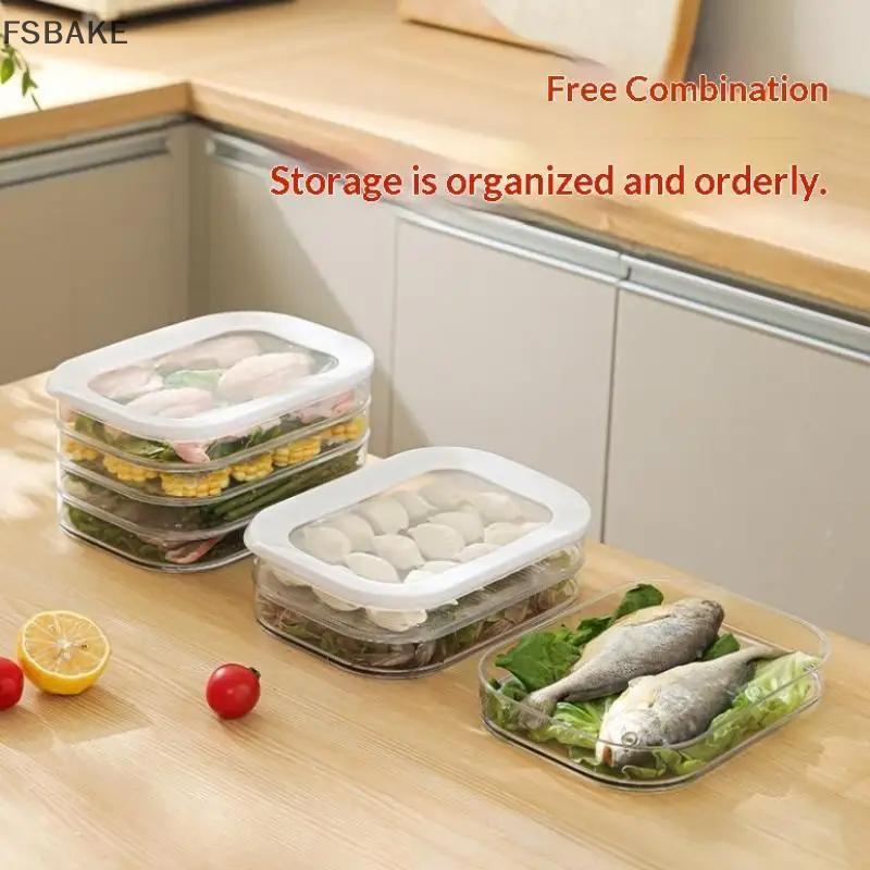 [FSBAKE] ภาชนะบรรจุเนื้อสําหรับตู้เย็น Staable Cold Cuts ภาชนะเก็บพร้อมฝาปิดใสสําหรับ Deli Meat Baco