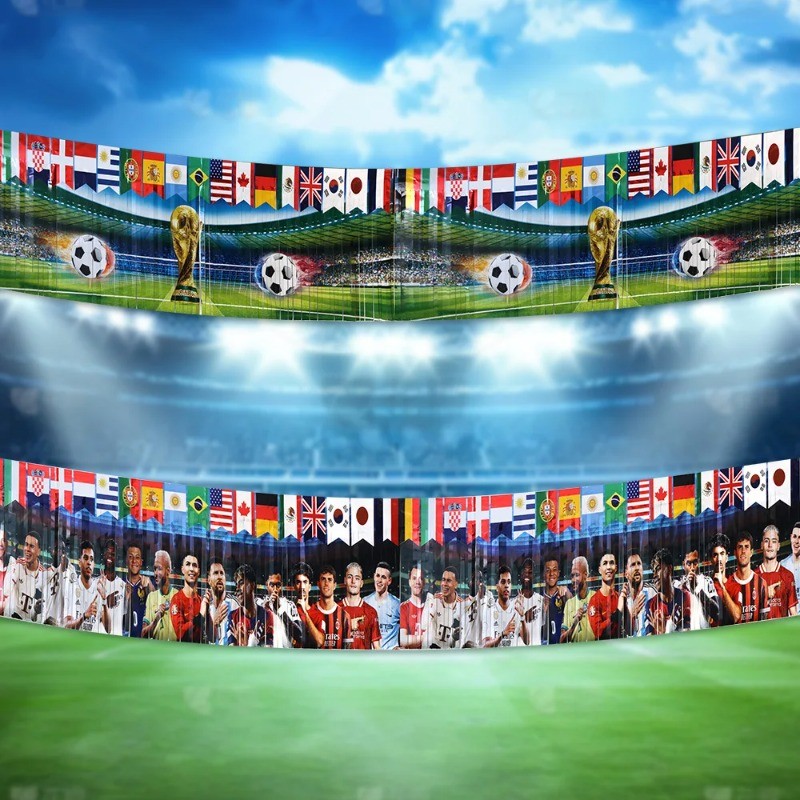 2026 ฟุตบอลโลกธงแบนเนอร์– แบนเนอร์ธงแห่งชาติสําหรับแฟนฟุตบอลคลับพรรคตกแต่งและพัดลมเชียร์อุปกรณ์ประกอบฉาก