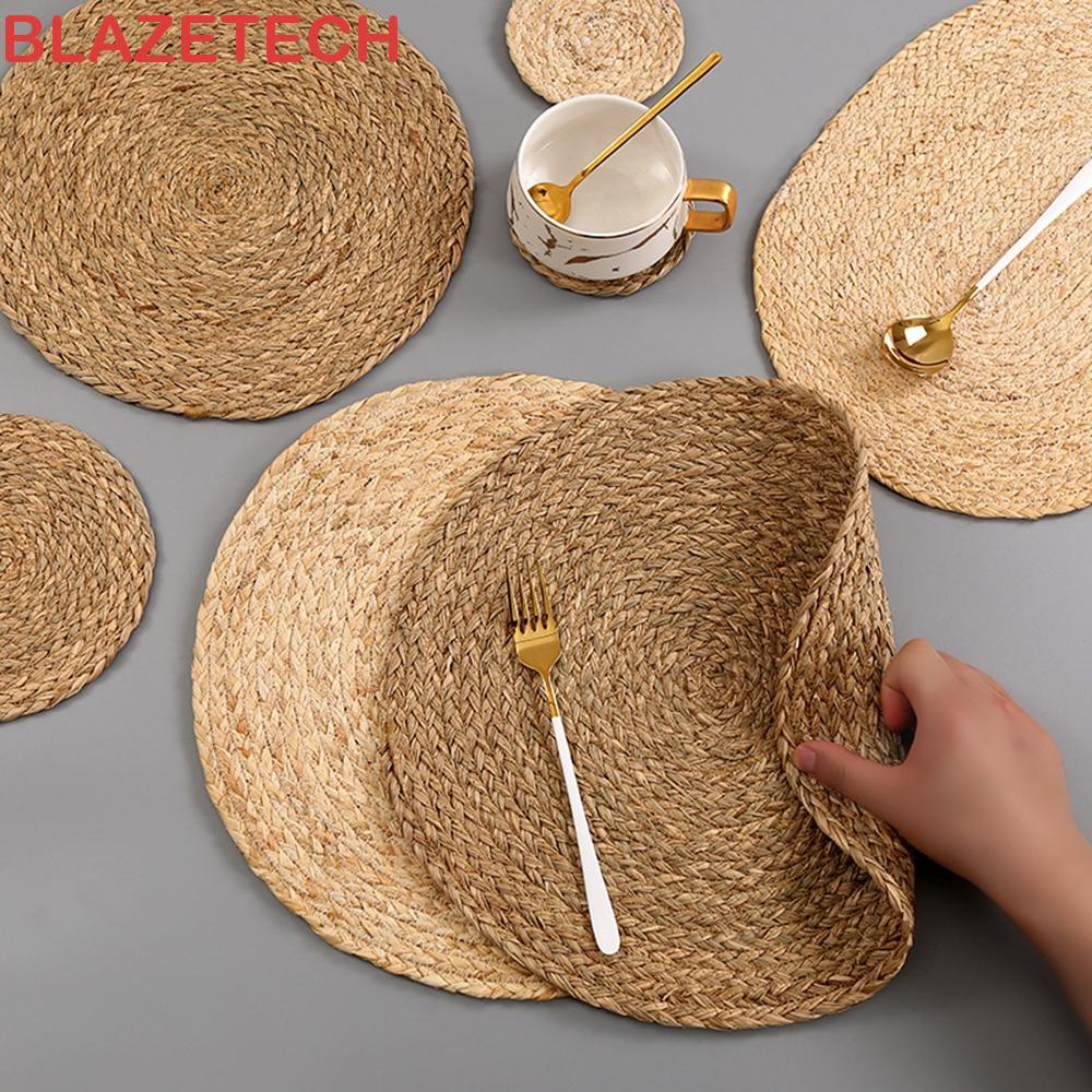 BLAZETECH แผ่นรองจานสาน Handmade Kitchen Home ฉนวนกันความร้อน N1N แผ่นรองโต๊ะ