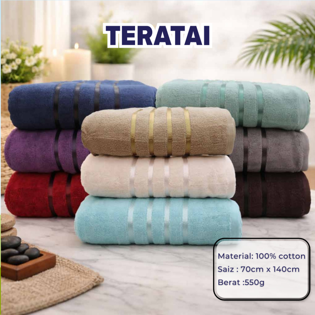 TUALA MANDI ผ้าฝ้าย 100% SERAP AIR 550GM