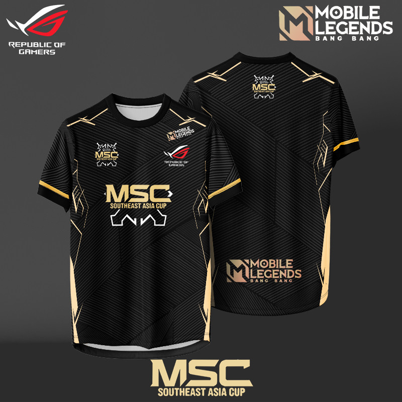 MLBB Southeast Asia Cup Jersey MSC Competition FanSTinning Design Esports Uniform S-5XL