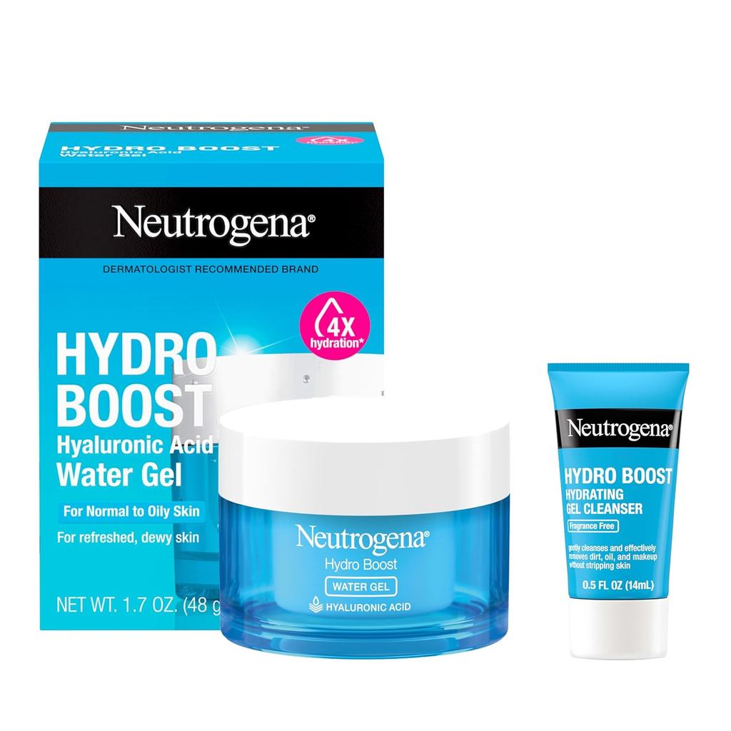 Neutrogena Hydrating Moisturizing Gel, Hyaluronic Acid Facial Moisturizer, เหมาะสําหรับ Neutral to O