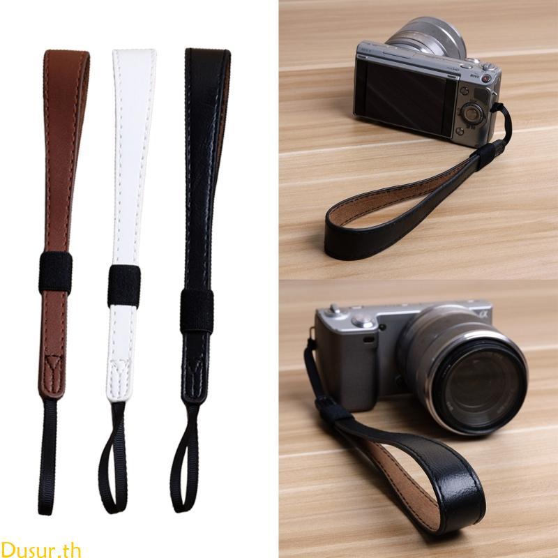 Dusur สายคล้องกล้องสายรัดข้อมือกล้อง Hand Grip สายรัดข้อมือสําหรับ X20 X100 X100S A7 A7R A7S A7II A6000 A5100 A5000 RX1 RX1R