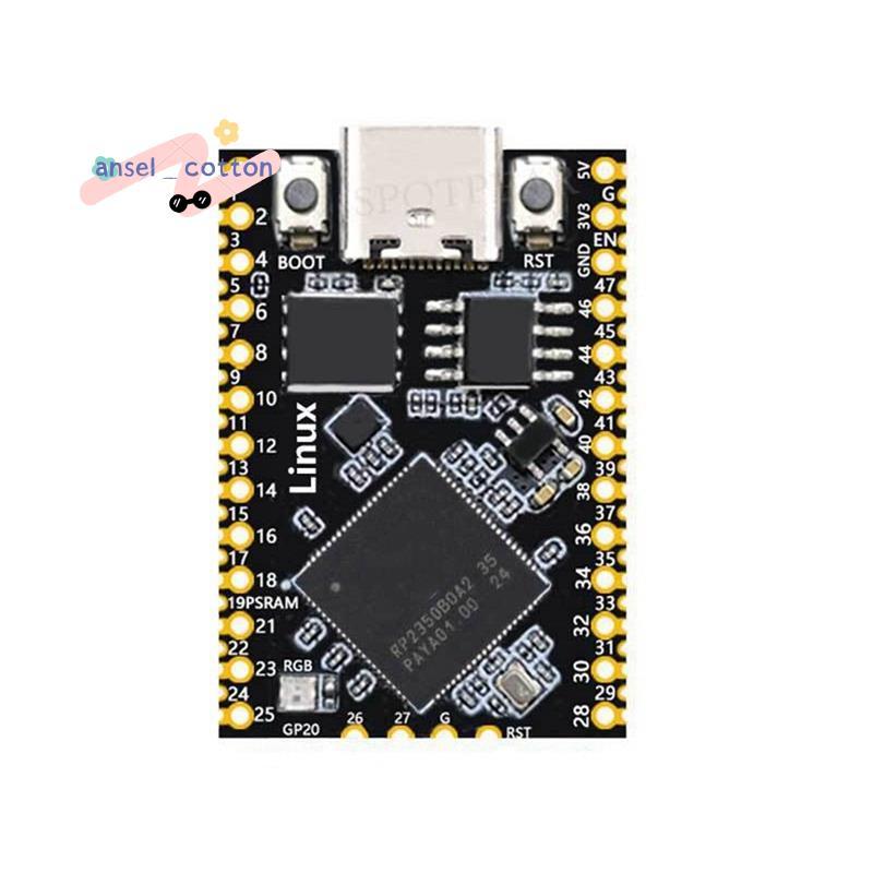 สําหรับ 2 RP2350B Linux Mini Development Board พร้อม PSRAM-8MB Full 48 GPIOs เอาต์พุตสําหรับ Linux