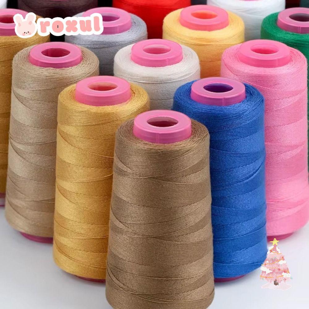 โรซูล ด้ายกางเกงยีนส์,เบาะที่แข็งแกร่ง1300หลา203ด้ายเย็บผ้า,ทําเองหนา21สีด้ายโพลีเอสเตอร์มือและเย็บผ้า