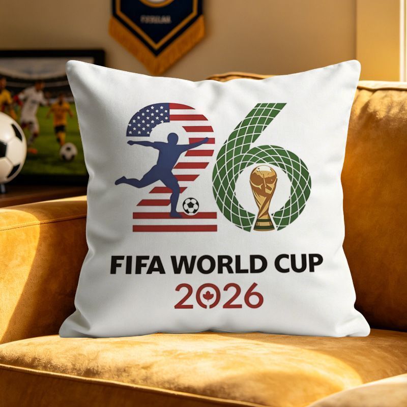 2026 หมอนฟุตบอลโลกรถฟุตบอลพัดลมบาร์หมอนห้องนั่งเล่น