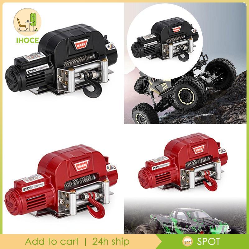 [Ihoce] RC รถ Winch, ไฟฟ้าโลหะ Winch อัพเกรดสําหรับ 1:10 ยานพาหนะ RC Hobby รถ DIY ชิ้นส่วนดัดแปลง