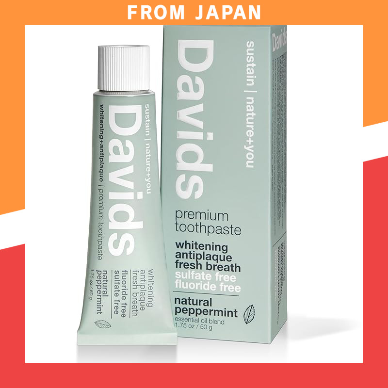 🇯🇵 Japan Direct Davids Toothpaste (Peppermint) 50g Multi-color Available