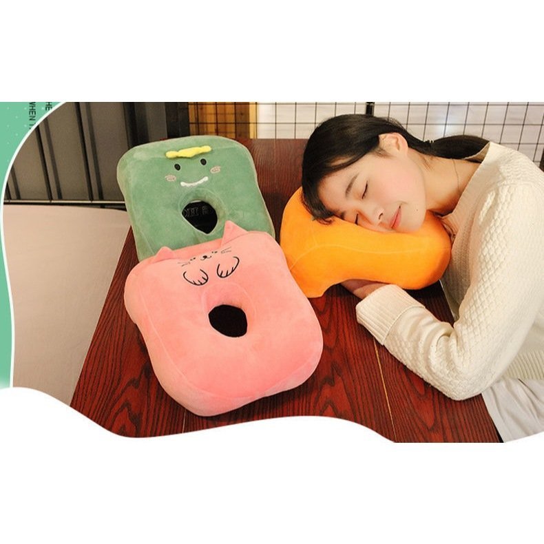 Office nap pillow nap pillow lunch break boy style female student lying table sleeping pillow