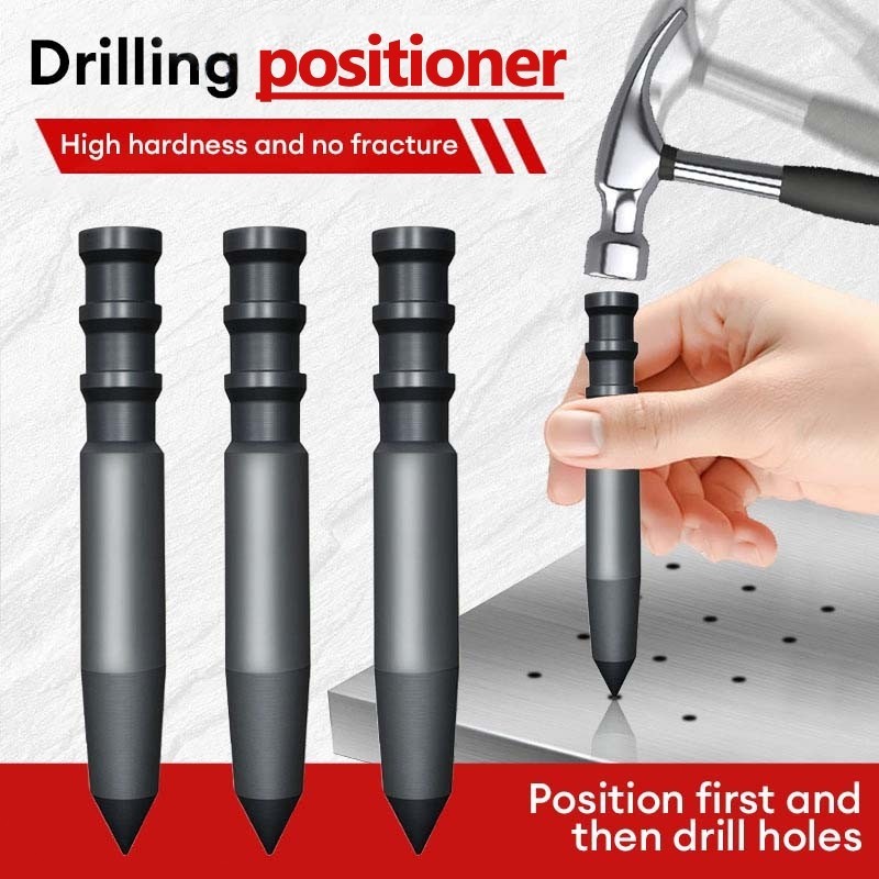 PrimeMetalKit-เจาะศูนย์ความแข็งสูงโช้คอัพเครื่องมือระบุตำแหน่งการเจาะ Rivet