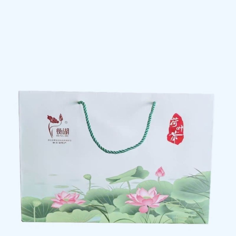 He Henghu Lotus Leaf Tea ชาใบบัวตามฤดูกาล Fresh Tender Lotus Leaf ผัดแช่น้ํา 160g กล่องของขวัญระดับไ