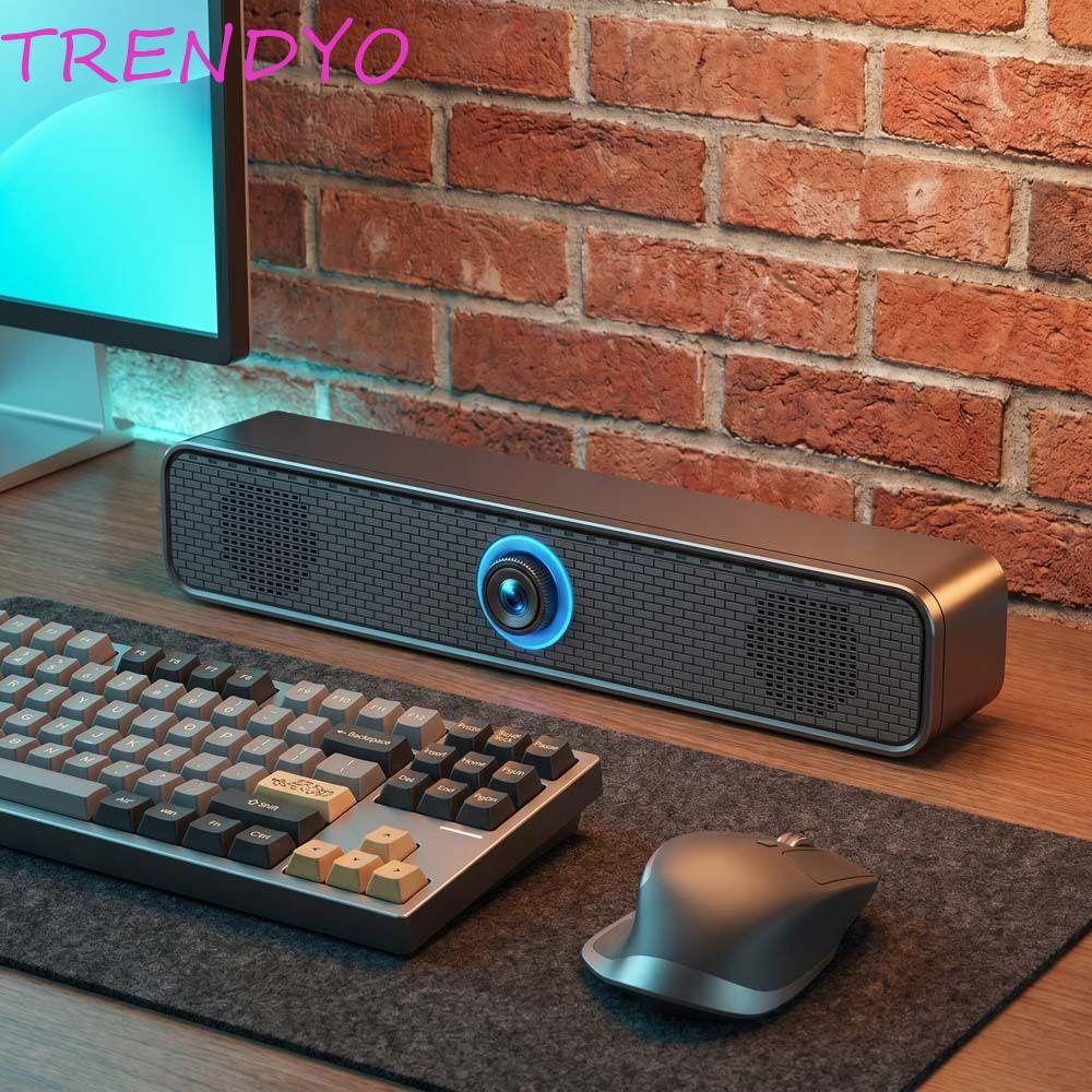 TRENDYO PC Soundbar, ลําโพง Soundbar เสียงรอบทิศทางแบบ USB ขับเคลื่อน, โฮมเธียเตอร์เสียงรอบทิศทางสํา