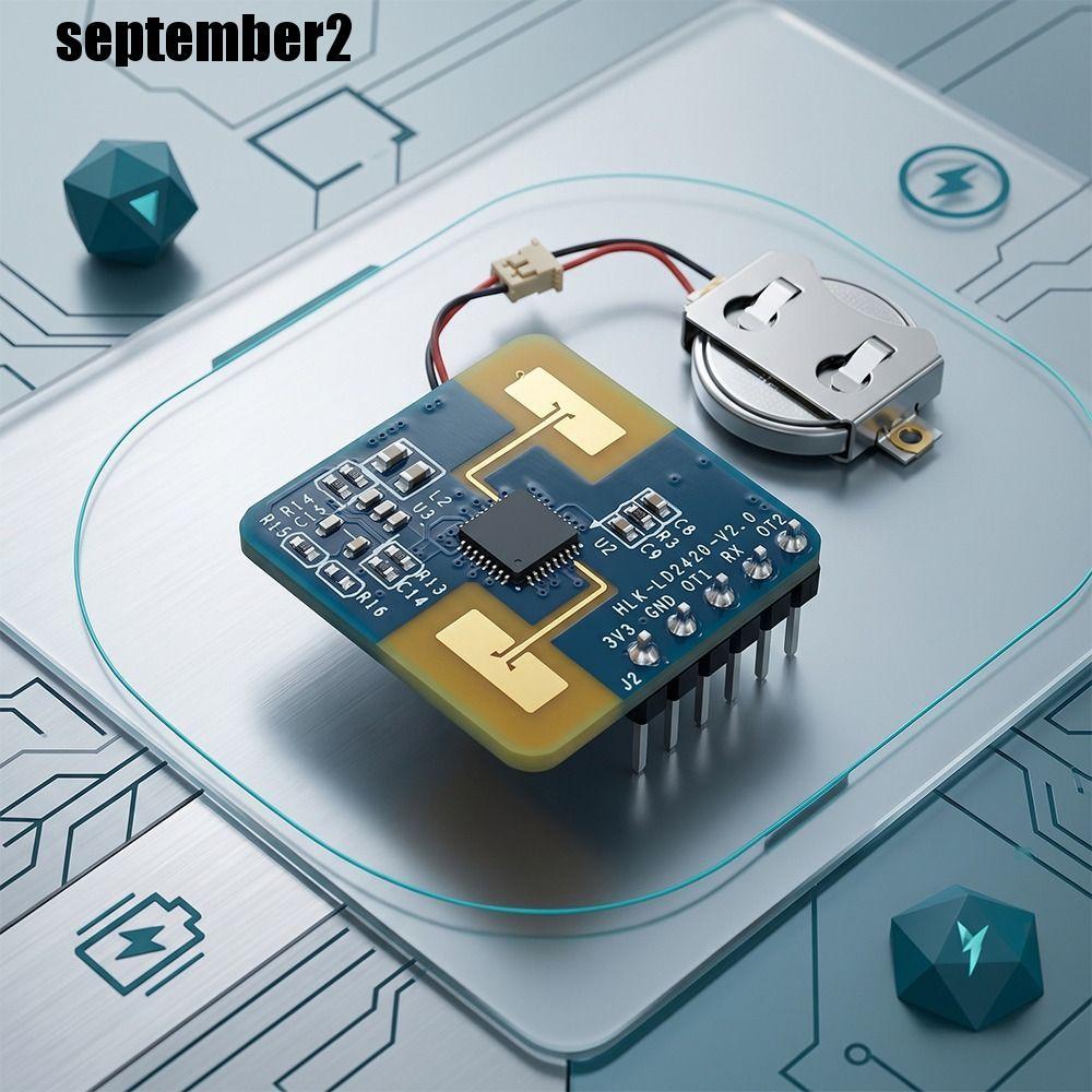 SAPTEMBER 24GHz มิลลิเมตร Wave Radar, FMCW Radar UART Output LD2420 เซ็นเซอร์เรดาร์, 8m Range Smart 