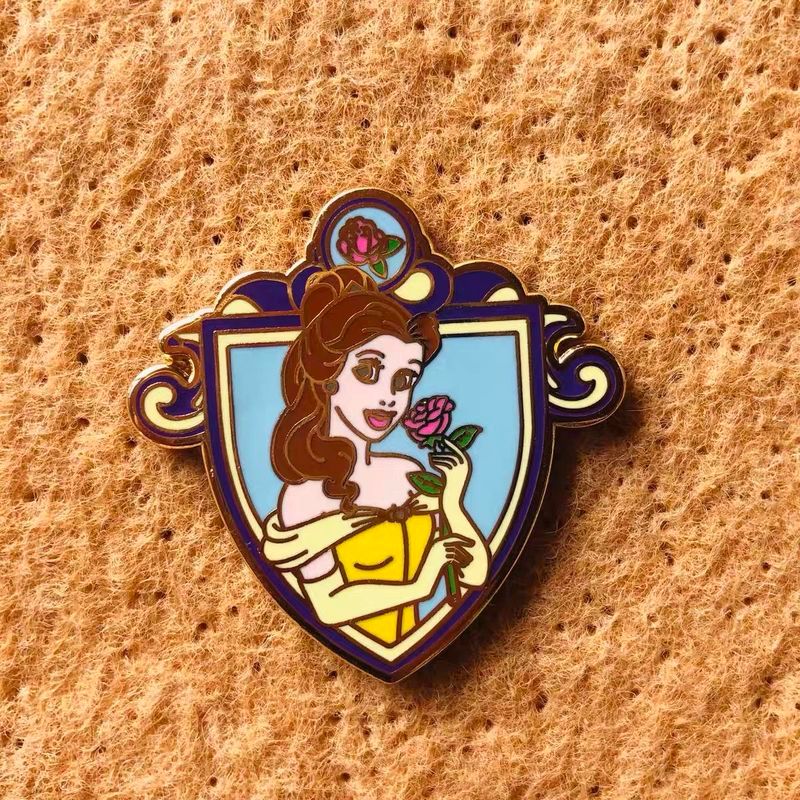 Badge disney pin disney pin disney Medal Bell Jasmine Tia Anna Princess Mulan Snow White