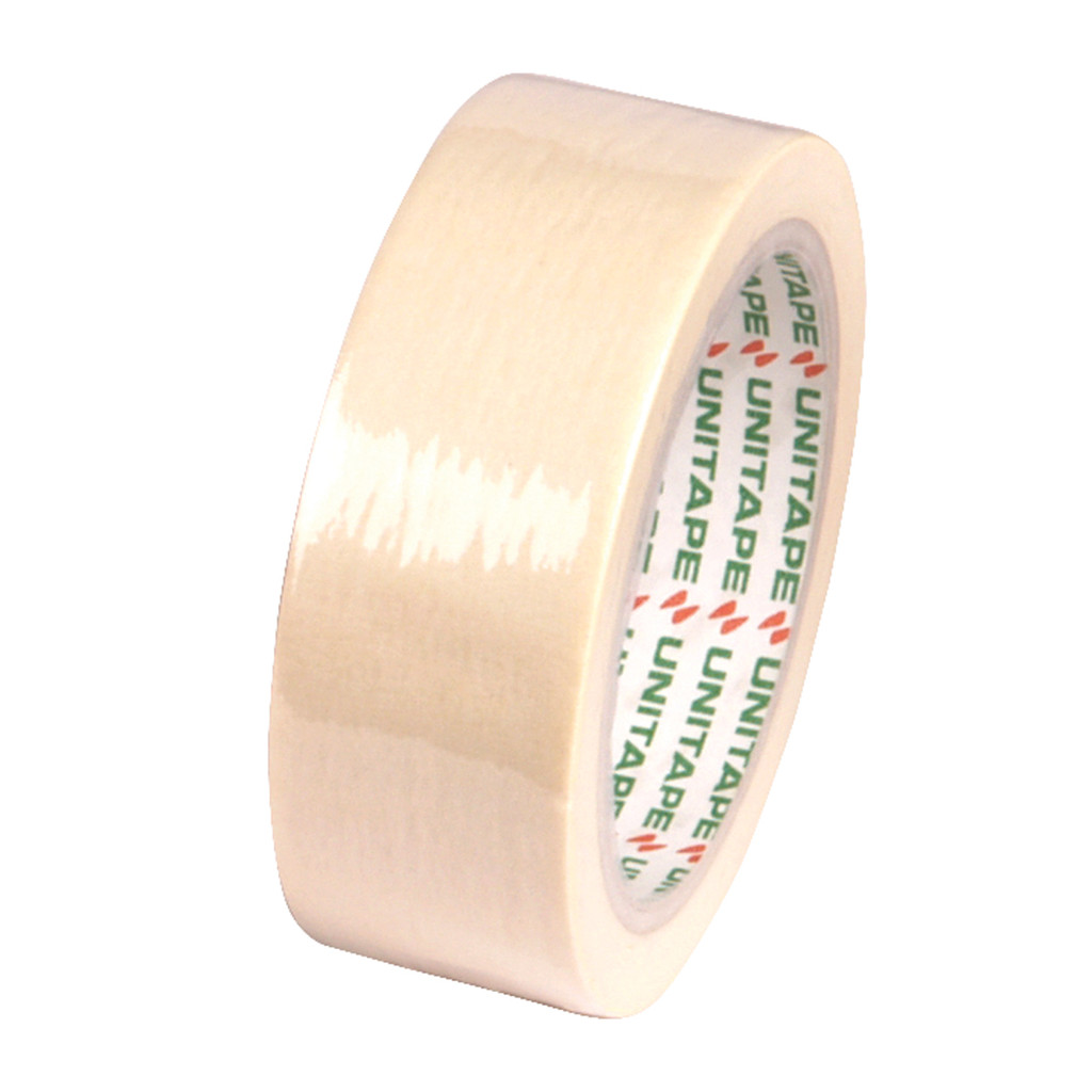 Unitape กระดาษกาวย่น แกน 3 นิ้ว ขนาด 1 1/2 นิ้ว x 25 หลา