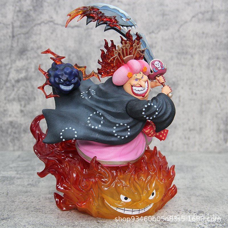 พร้อมสต็อก One Piece GK Resonance Fifth Bomb Sea Emperor Overlord ป้า Kaido รูปเครื่องประดับของขวัญ