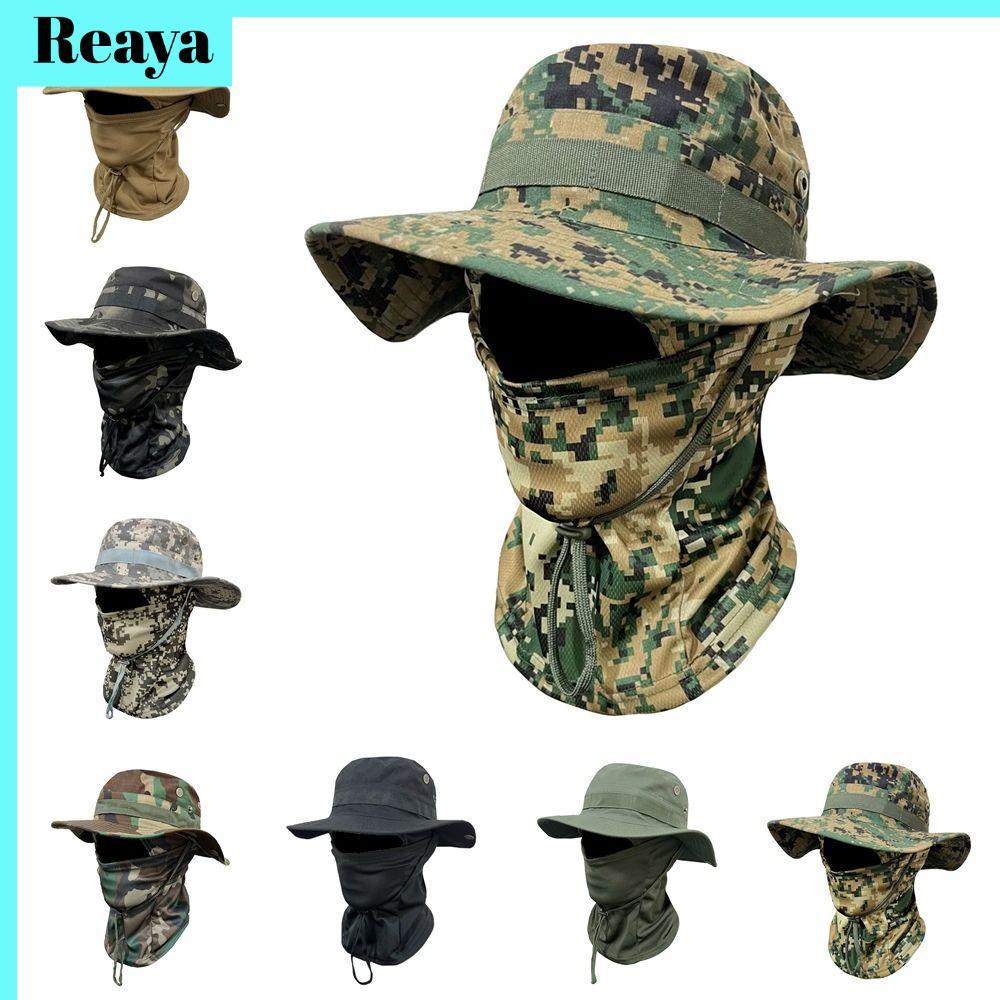 REAYA Fishing Boonie Hat .UPF 50+, หมวกป้องกันแสงแดดสำหรับการเดินเขาและสวมใส่ง่าย