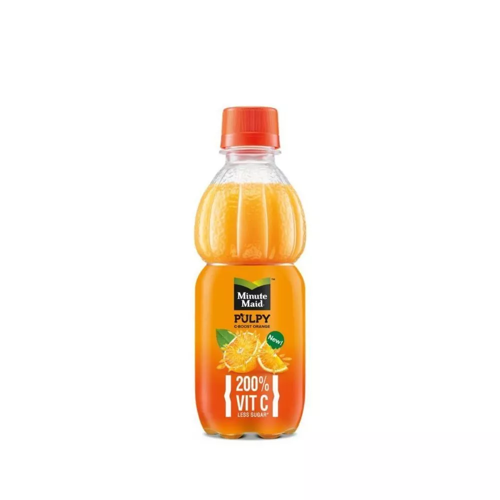 [สินค้าส่งด่วน] มินิทเมด พัลพิ ซีบูสต์ ออเรนจ์ 290 มล. MINUTE MAID PULPY C-BOOST ORANGE 290 ML.