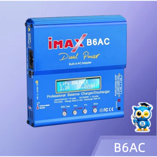 Imax B6ac เครื่องชาร์จ แบตเตอรี่ T Plug + หัวแปลงXt60 balance charger LiPo Li-ion Battery Disc