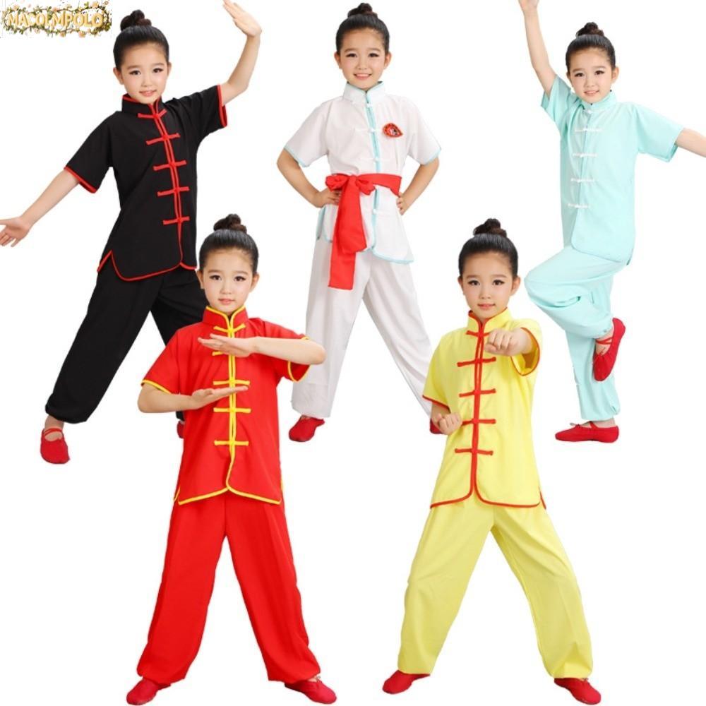 เครื่องแบบ DESERT Kungfu, ชุด Wushu แขนยาว, แฟชั่น Wushu Performance แบบดั้งเดิมด้วยเข็มขัด Tai Chi 